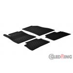 Original Gledring Passform Fußmatten Gummimatten 4 Tlg.+Fixing - Nissan Juke 2010->11.2019